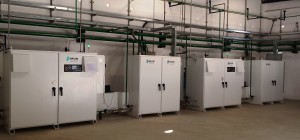 (Photo of 2 Nos. Proton Hydrogen plants running at customer facility)